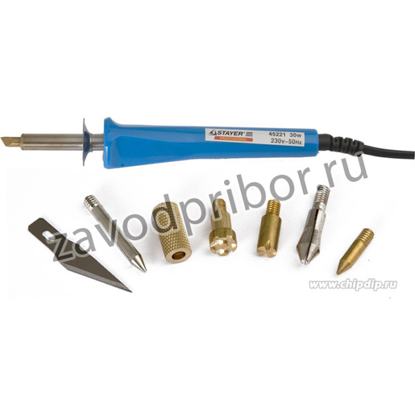Прибор для выжигания STAYER 45221 прибор для выжигания пайки резки с набором насадок 7шт