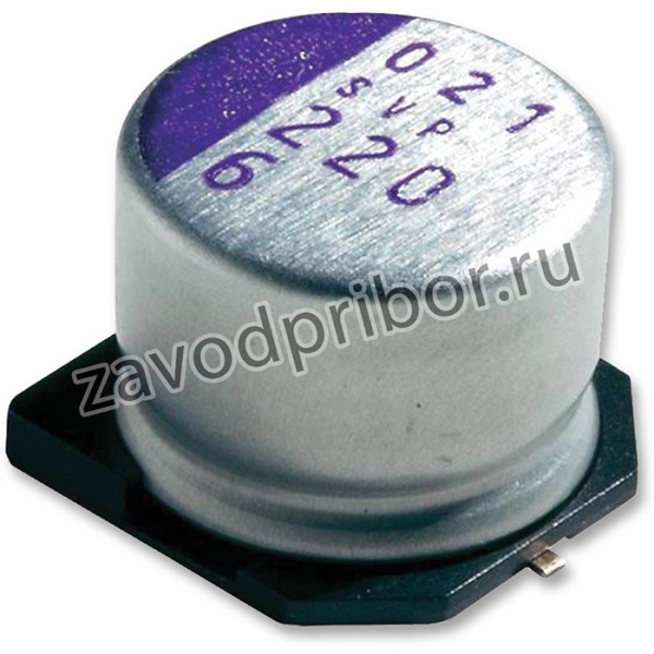 6SVP470MX, (SMD эл-лит 6.3V 470uF /10*7.9/105°C Polymer)