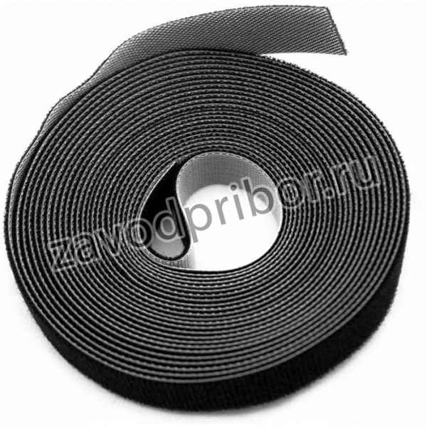 Лента (липучка) Hyperline WASNR-5x16-BK в рулоне, ширина 16 мм, длина 5 м, черная