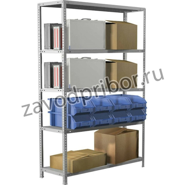 Стеллаж металлический MS KD-200/60-5 в2000*ш1000*г600мм 5 полок сборная стойка 291121