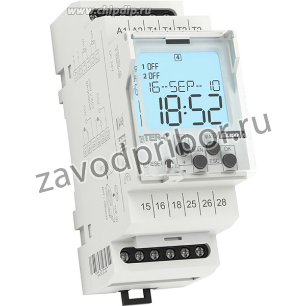 TER-9/24V Цифровой термостат со встроенным таймером, DC 24V