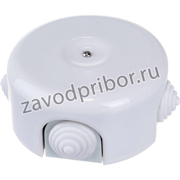 Распаечная коробка, керамика, ретро, белый, D-90 RR-09001