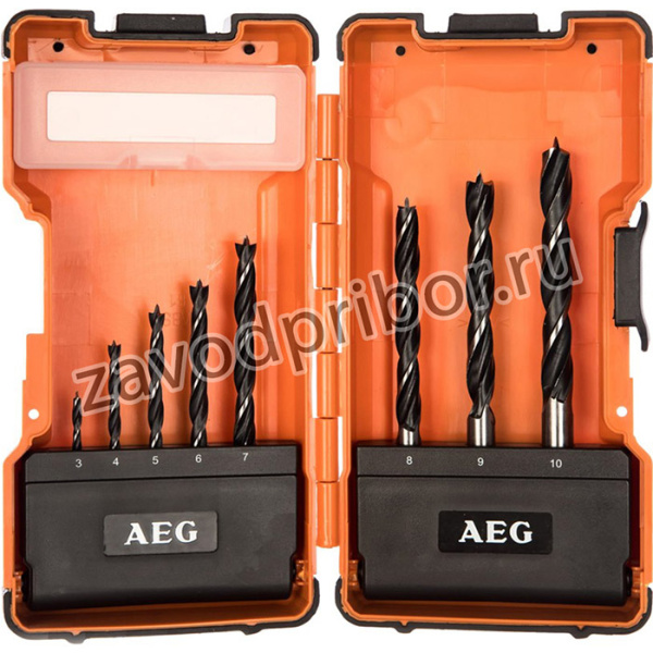 Набор свёрл пдереву хром.кромки 8шт, ф3-10мм 4932352247