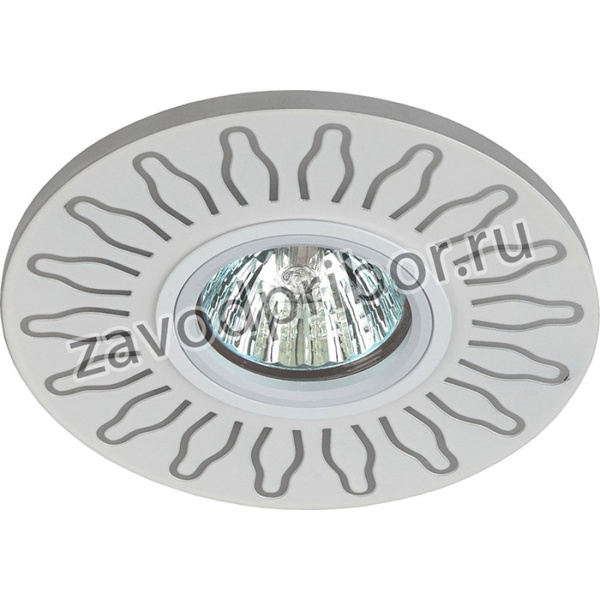 DK LD31 WH Светильник ЭРА декор cо светодиодной подсветкой MR16, 220V, max 11W, белый Б0036500