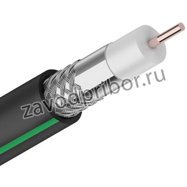 Коаксиальный кабель RG-6SAT-Optima высокого качества черный MP RG6SAT-Optima-CADBMP