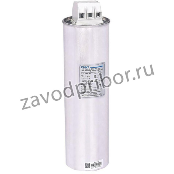 Конденсатор трехфазный NWC6-0.45-5-3 AC 450В 5кВАр CHINT 799032