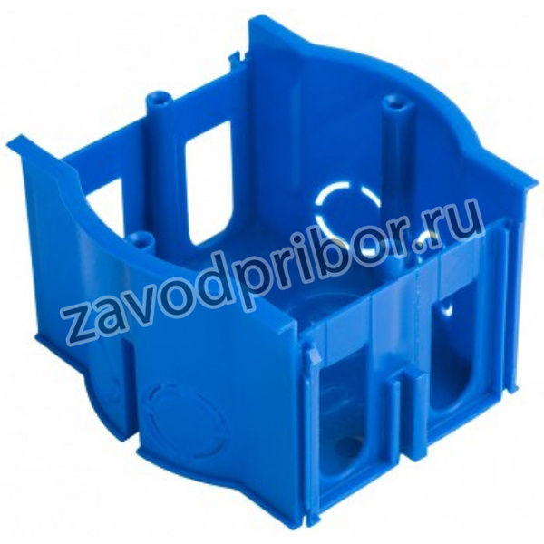 Установочная коробка сборная, проходная, КМТ-010-400, для твердых стен, 71х45 SQplc-kmt-010-4007-r