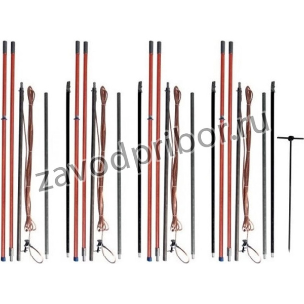 Комплект штанг для ВЛ без подъема на опору до 10 кВ КШЗ-10Д 265995