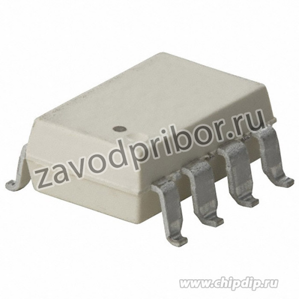 HCPL-3180-300E, Оптопара, с драйвером затвора на выходе, 1 канал, SMD, 8 вывод(-ов), 3.75 кВ