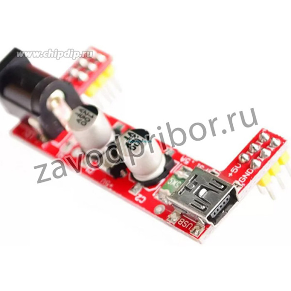 Модуль питания беспаечной макетной платы ( MiniUSB )
