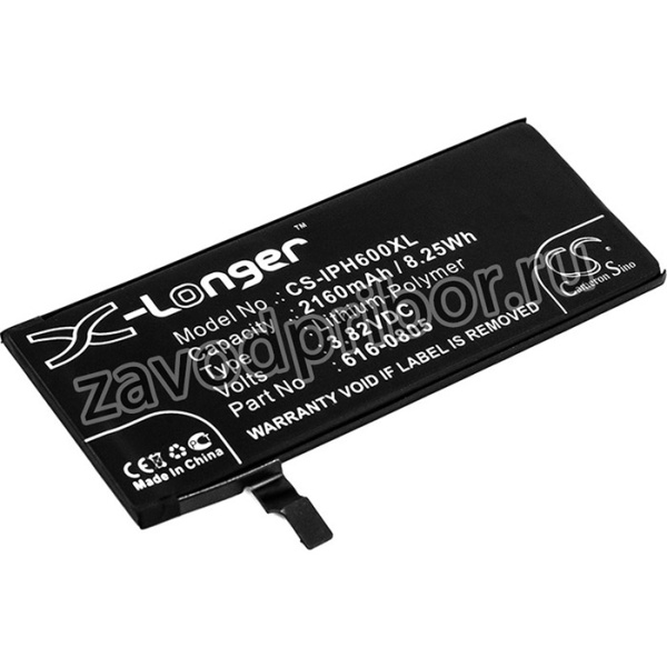 Аккумулятор CS-IPH600XL для iPhone 6 3.82V / 2160mAh / 8.25Wh
