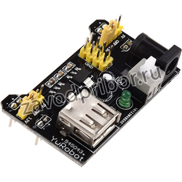 Модуль питания беспаечной макетной платы (USB)