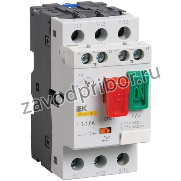 DMS11-D63, Пускатель ПРК32-6,3 In=6,3A Ir=4-6,3A Ue 660В IEK