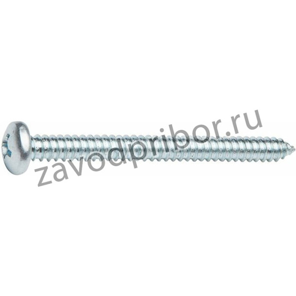 Шуруп универсальный 6,3x70 мм белый цинк острый DIN 7981 150 штук SMC3-41323-150