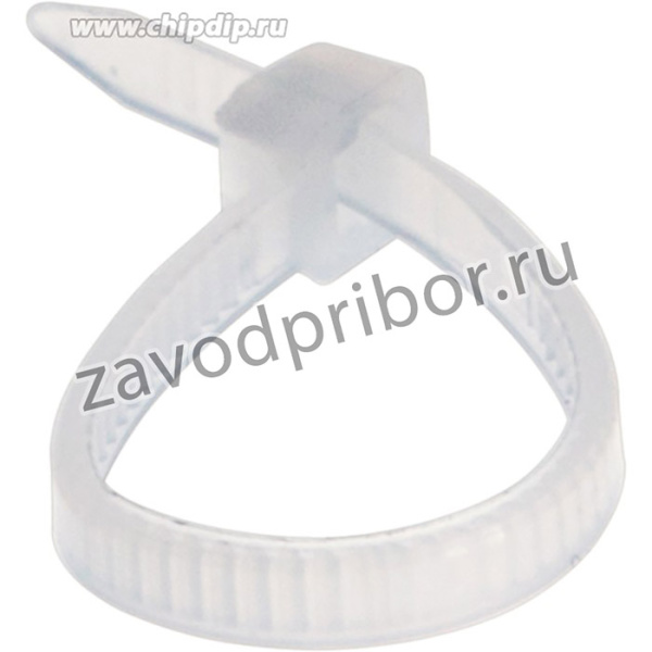 07-0100-4, Стяжка кабельная нейлоновая 100x3,6мм, белая (100 шт/уп)