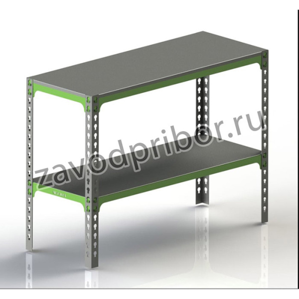 Стол-верстак 950x1500x600 (одна полка) SVPI951560