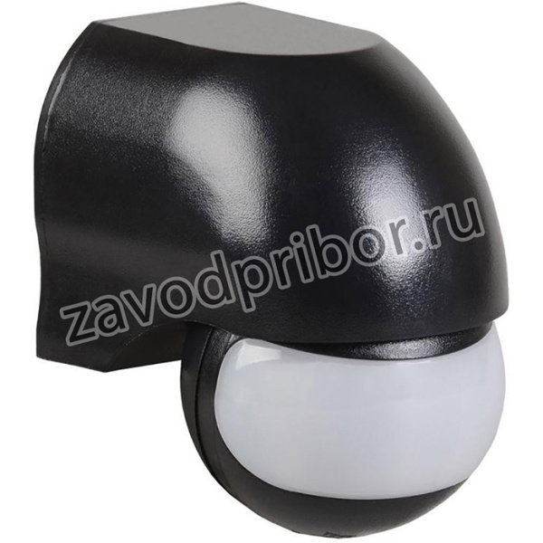 LDD10-010-1100-002, Датчик движения ДД 010 черный, макс. нагрузка 1100Вт, угол обзора 180град., дальность 10м, IP44, IEK