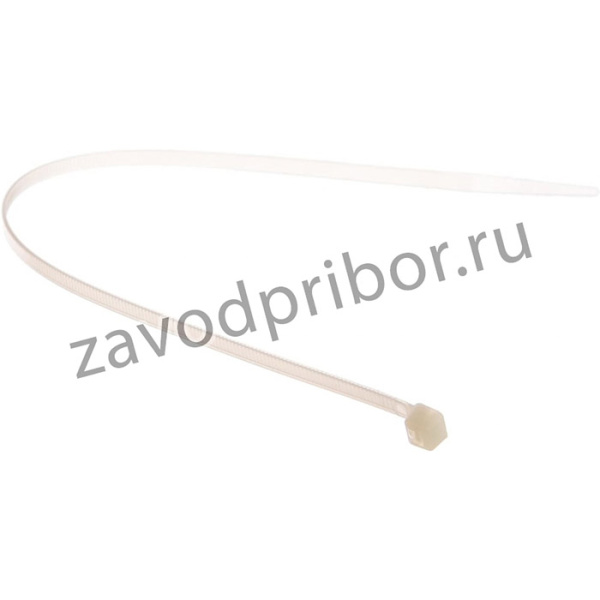 Хомут-стяжка 4,2x300 белый нейлон 4 шт - пакет 106925