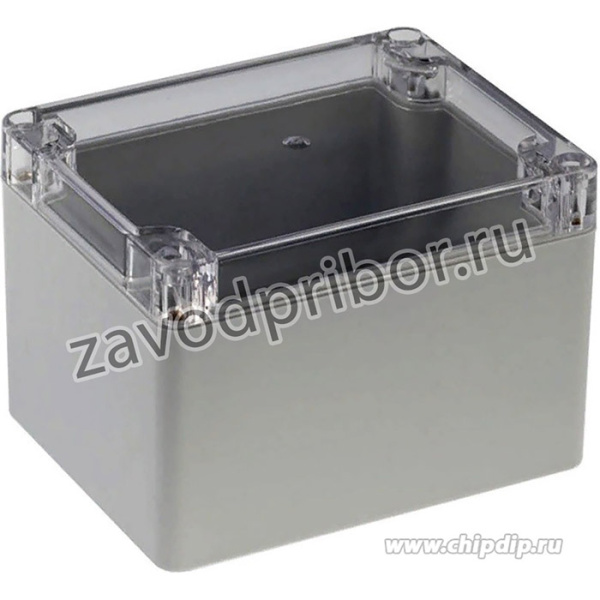 G221C, Корпус для РЭА 115х90х80 мм, пластик, с прозрачной крышкой