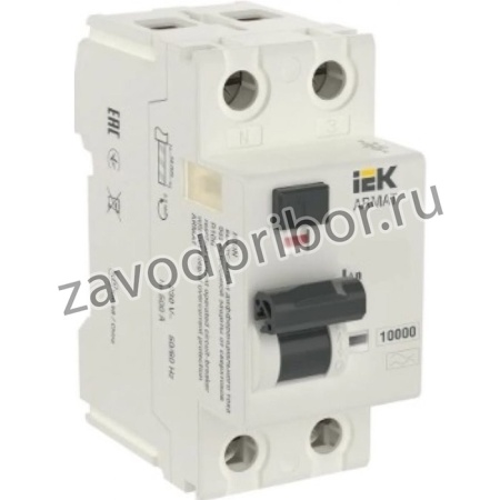 ARMAT ВДТ R10N 2P 63А 300мА тип A AR-R10N-2-063A300