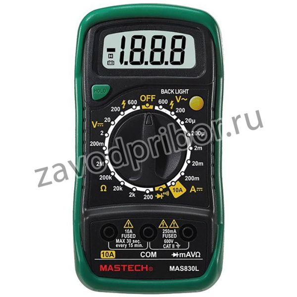 Мультиметр портативный MAS830L Mastech 13-2007