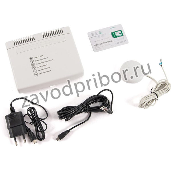 Теплоинформатор Teplocom GSM, контроль сети 220В, температуры, встроенная АКБ