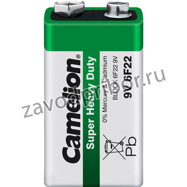 Camelion 6F22 SR-1 (6F22-SP1G, батарейка,9В)