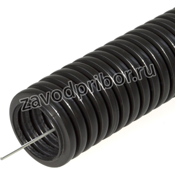 Труба гофрированная ПНД безгалогенная (HF) черная с/з д16 (100м/5500м уп/пал) | PR.021651 | Строитель