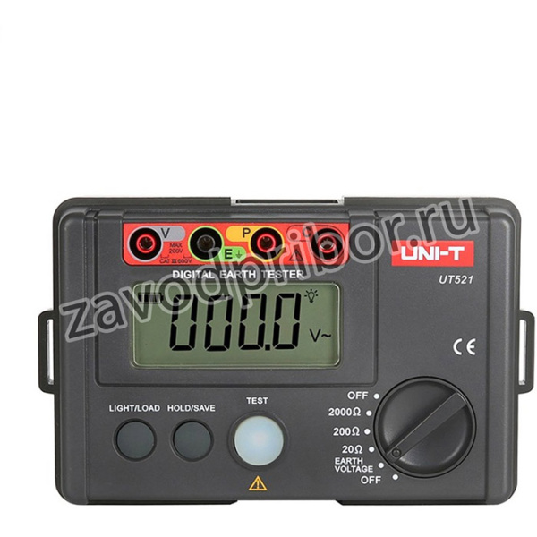 UT521 Измеритель сопротивления заземлениядо 2000ом цифровой 00-00004329