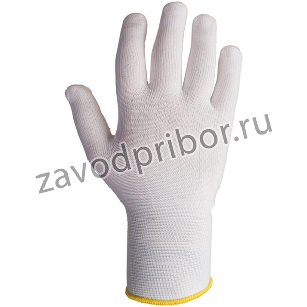 Бесшовные перчатки из полиэстера для точных работ, размер М/8, 12 пар, JS011p-M