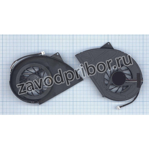Вентилятор (кулер) для ноутбука Toshiba Qosimio X500 X505 P500 P500D P505 P505D VER-3 (без крышки)