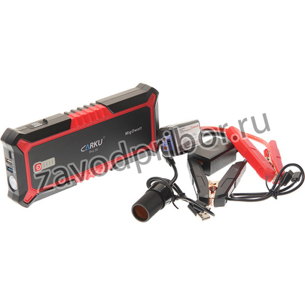 PRO-30, Устройство пусковое 12V 1200A 17000мА/ч (power bank) CARKU