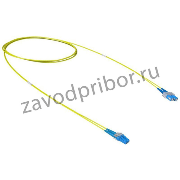 Шнур оптический коммутационный переходной LC-UPC/SC-UPC Duplex 9/125 OS2 Tx-Rx LSZH 1м DKC RNPC9DCULU1