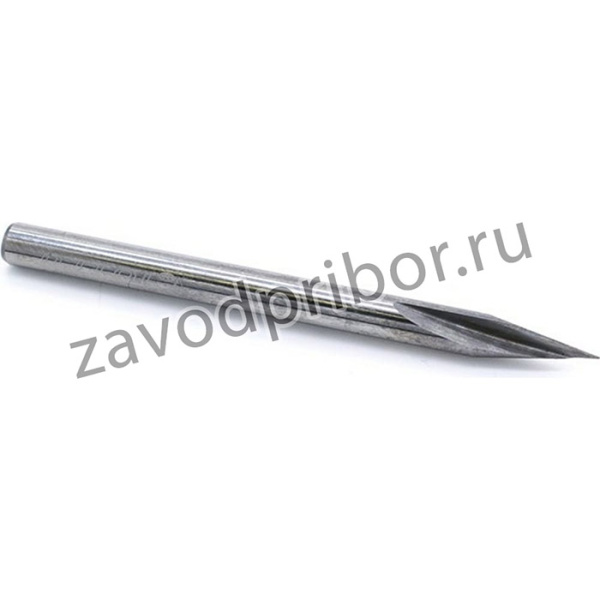 Конический однозаходный гравер 0.2 мм, хв-к 3.175 мм A1ZJ3.4002 965