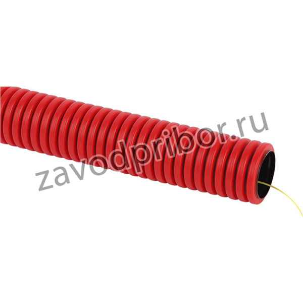 ЭРА Труба гофрированная двустенная ПНД (красная) d 63мм с зонд. 50м Б0048279