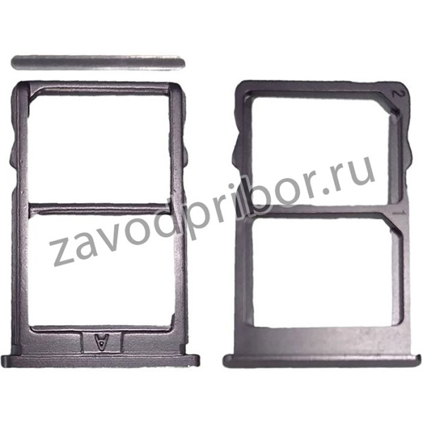 Держатель (лоток) SIM карты для Xiaomi Mi 5 серебристый