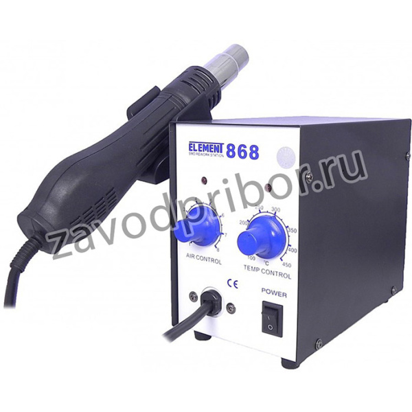 Паяльный фен ELEMENT 868. Аналоговый регулятор.