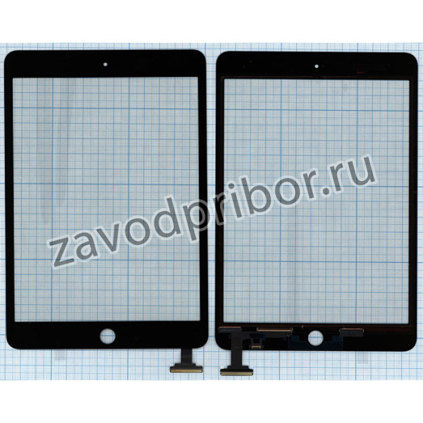 Сенсорное стекло (тачскрин) для Ipad mini черное