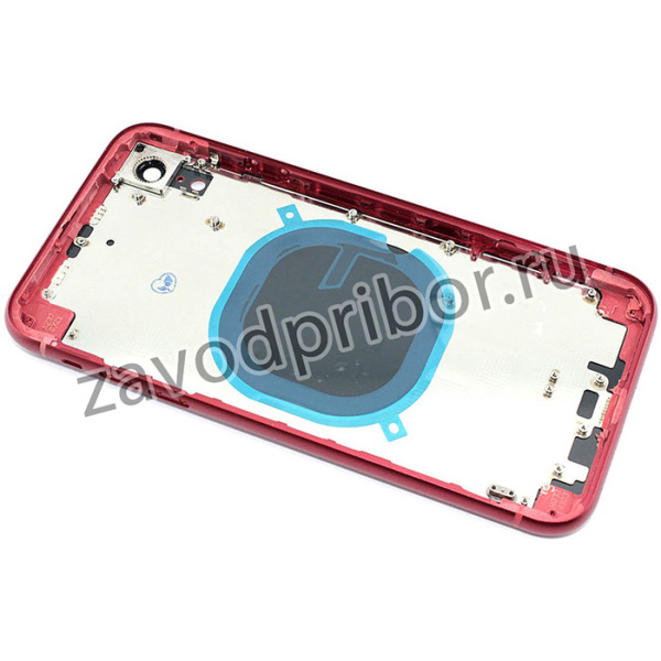Задняя крышка (корпус) в сборе с рамкой для Apple iPhone XR red