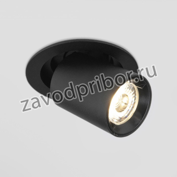 9917 LED/ Светильник встраиваемый 10W 4200K черный матовый