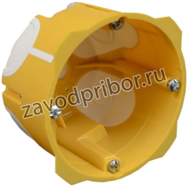 Установочная приборная (подрозетник) коробка герметичная KPL 64-50 Electro 68x50 для пустотелых, гипсокартонных и деревянных стен IP30 KPL 6