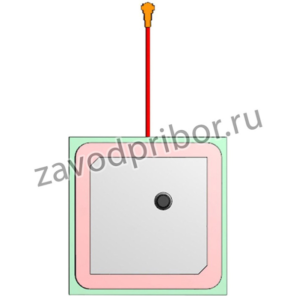 APAGM2704A-C2G, Patch Antenna, 1.60102GHz, 2 VSWR, 4.5dBi Gain, 50ohm, Right Hand Circular Polarisation, Adhesive
