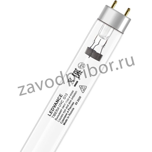 Лампа бактерицидная с УФ-С излучением TIBERA UVC T8 36Вт G13 LEDVANCE 4058075499287