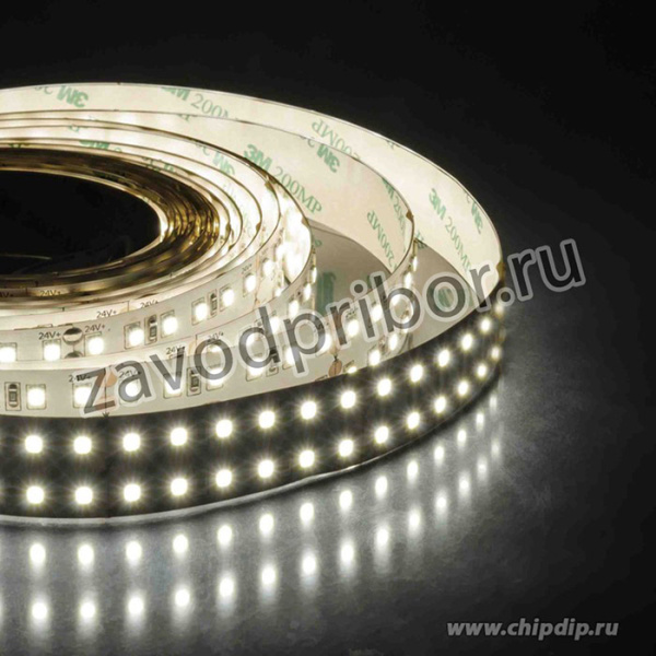 244BL, Лента светодиодная, теплый белый, 24В, 38Вт/м, 240smd(2835)/м, 3800Лм/м, IP20, 20мм, упаковка 3м