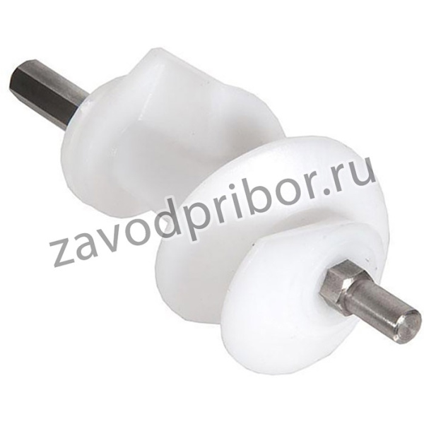 Шнек SS-989843P для мясорубки Tefal, Moulinex (металлический шток, пластиковые витки)