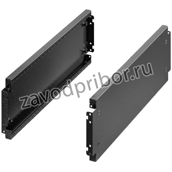 8640042, Black Steel Rack Panel, 40HP