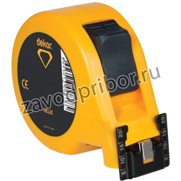 Рулетка 5 м х 19 мм с магнитным захватом HELIX MAGNETIC 817