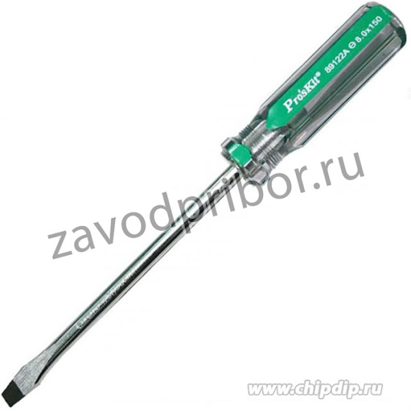 89122A Отвертка LineColor (- 8, 8х150мм, 250мм) Pro'sKit