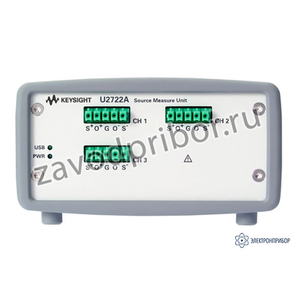 U2722A — модульный источник/измеритель с шиной USB