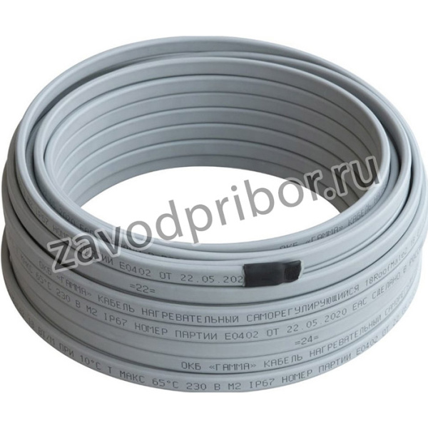 Саморегулирующийся нагревательный кабель для обогрева труб 2243166